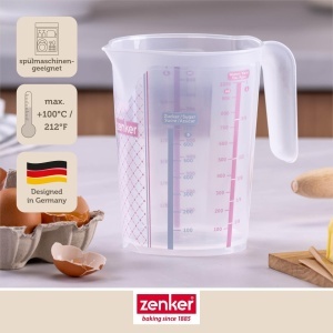 Cana de masurare Zenker Sweet Sensation 1000ml, rezistenta la caldura, colorata - Img 2