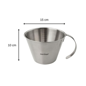Cana gradata Zenker FCK44993 1 litru otel inoxidabil argintiu 20x15x10 cm - Img 2