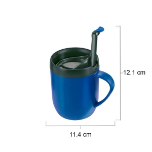 Cana termica Zyliss E990003, izolare dubla, albastra, cu filtru pentru cafea - Img 3
