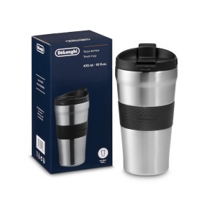 Cana termos DeLonghi DLSC073, 470ml, inox, design dublu perete - Img 1