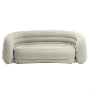 Canapea Curba Intex 66571NP, 229 x 109 x 81 cm, Oliv-Bej - Img 4