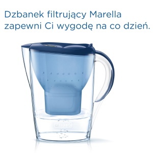 Canistra filtrare Brita Marella 1 filtru Maxtra Pro, 2,4 l, albastra - Img 4
