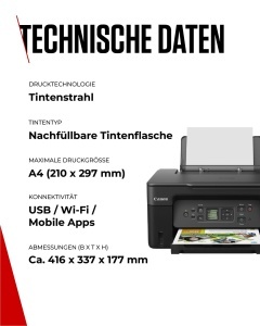 Canon PIXMA G3570 MegaTank Multifunctional Inkjet Wireless Rezervor Reincarcabil - Img 6