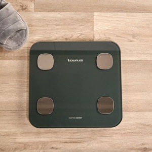 Cantar de baie inteligent Taurus, conectivitate Bluetooth, aplicatia Taurus Connect, masuratori multiple, cum ar fi: % grasime corporala, % masa musculara, % masa osoasa, memorie 14 utilizatori - Img 2