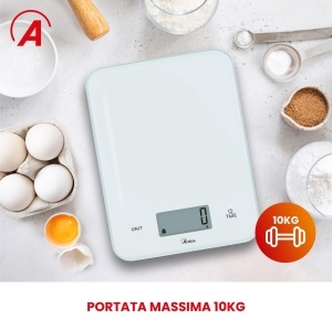 Cantar de bucatarie digital Ardes AR1PA2V H2O IP65 sticla securizata 10 kg functie Tara - Img 3