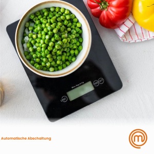 Cantar de bucatarie digital MasterChef, 5kg, negru, sticla securizata - Img 5