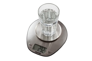 Cantar de bucatarie Mesko, inox, 5 kg, 21,5 x 21,5 x 10,5 cm - Img 4