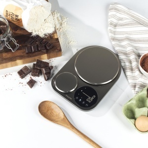 Cantar de Bucatarie Salter Dual Platform, 5kg Capacitate, Display Digital, Inox - Img 4