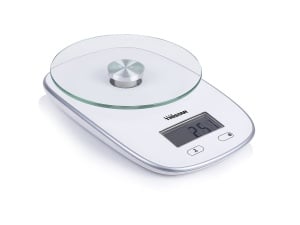 Cantar de bucatarie Tristar KW-2445, capacitate 5 kg, sticla securizata, alb - Img 7