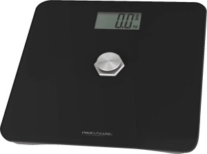Cantar de persoane ProfiCare PC-PW 3112, fara baterii, 5-180 kg, LCD mare, negru