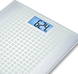 Cantar digital Beurer GS 206 Squares 150 kg Sticla securizata Gri - Img 7