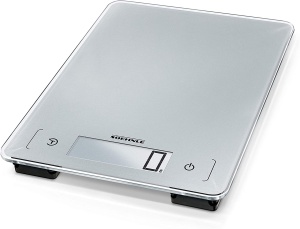 Cantar digital de bucatarie Soehnle Page Aqua Proof, capacitate 10 kg, design plat