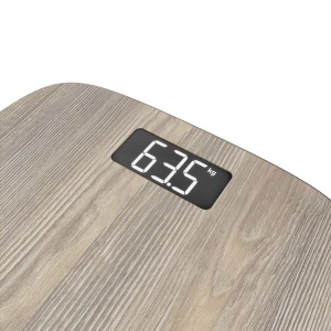 Cantar digital Rowenta Origin Light Wood BS1600 afisaj mare finisaj lemn capacitate 160 kg - Img 3