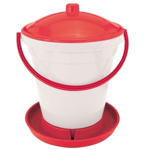 Cantar pentru pasari Kerbl 12L, din plastic, cu suport stabil - Img 4