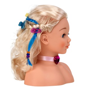 Cap de machiaj si coafura Theo Klein 5236 Princess Coralie, 25 cm, multicolor - Img 4