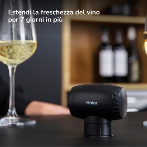 Capac de vin electric Haier Premium Collection, pastreaza aroma pana la 7 zile, design elegant - Img 2