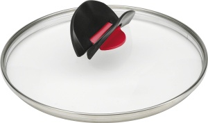 Capac din sticla BALLARINI 1006404 Click Cook, 24 cm, cu manere pliabile, Made in Italy