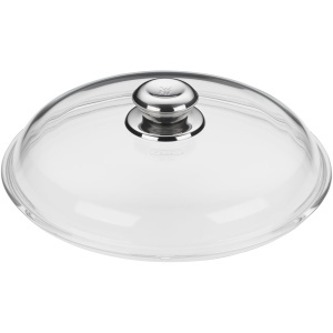 Capac pentru tigaie WMF 28 cm sticla termorezistenta maner din otel inoxidabil - Img 6