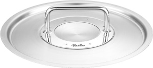 Capac transparent Fissler Adamant 18 cm, otel inoxidabil 1810, rezistent, usor de curatat