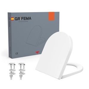 Capac WC D-Form GRIFEMA Premium, Duroplast, Antibacterian, Softclose