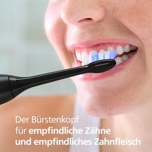 Capete de periuta Philips Sonicare S2 Sensitive HX605288 Negru Set 2 Bucati - Img 2