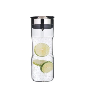 Carafa cu capac WMF Motion 0,8l, inaltime 24 cm, cu filtru si maner ergonomic - Img 1