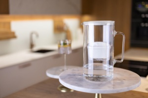 Carafa cu filtru Wessper AquaMax, 3 L, sticla, compatibila cu filtre Brita - Img 6