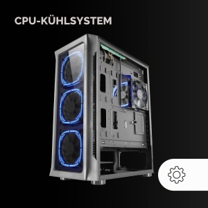 Carcasa Gaming Mars Gaming MC-NEO, XXL E-ATX, Geam Temperat, 4 Ventilatoare ARGB - Img 2
