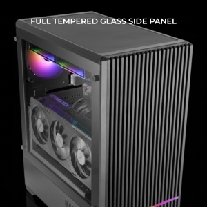 Carcasa Gaming Mars Gaming MC-Quantum, ATX, Negru, cu ARGB - Img 3