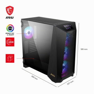 Carcasa Mid-Tower MSI MEG Prospect 700R, 2x USB 3.0, 1x Type-C, RGB - Img 3