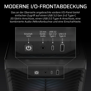 Carcasa PC Corsair 3200D RS ARGB Mid-Tower, 9 ventilatoare, gri - Img 8