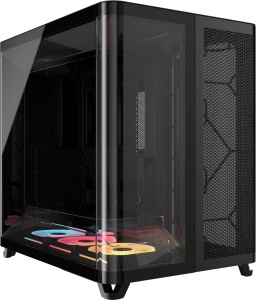 Carcasa PC Corsair AIR 5400 LX-R RGB, Mid-Tower, Negru, Design Inovator