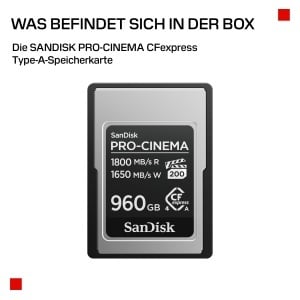 Card de memorie SanDisk PRO-Cinema CFexpress Type-A 960 GB, viteza citire 1800 MBs - Img 5