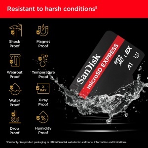 Card microSD SanDisk Express 512 GB, 880 MBs citire, 650 MBs scriere - Img 4
