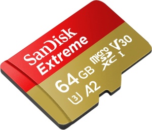 Card microSD SanDisk Extreme 64GB, viteza citire 170 MBs, UHS-I, A2 - Img 2