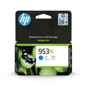 Cartus Cerneala HP 953XL Cyan Original pentru HP Officejet Pro 7720, 7730, 7740, 8210, 8710