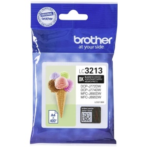 Cartus de cerneala Brother LC-3213BK, 400 pagini, negru, compatibil DCP-J772DW, DCP-J774DW, MFC-J890DW