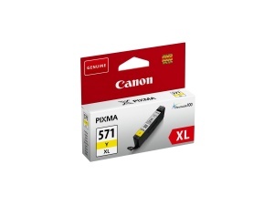 Cartus de Cerneala Canon CLI-571 XL Y, 11 ml, Culoare Galbena, Inalta Capacitate - Img 2