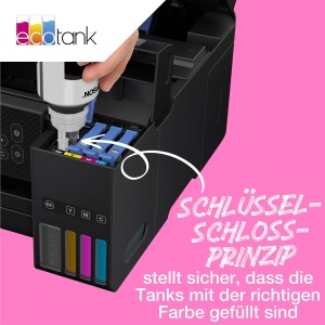 Cartus de cerneala Epson EcoTank 102, Magenta, capacitate mare, original - Img 6