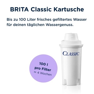 Cartus Filtru BRITA Classic 3x - Reducere Kalk, Clor si Gusturi Neplacute - Img 2