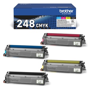 Cartus Toner Original Brother TN-248VAL, Set 4 Culori, 1000 Pagini - Img 3