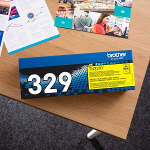 Cartus toner original Brother TN-329Y, Super-Jumbo, galben, 6000 pagini - Img 9