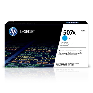Cartus toner original HP 507A Cyan, 6000 pagini, fiabilitate ridicata