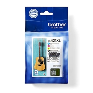 Cartuse de cerneala Brother LC-421XLVAL, 4 culori, 500 pagini fiecare - Img 2