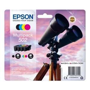 Cartuse Epson Original 502 Multipack 4 culori Compatibile XP-5100 WF-2860