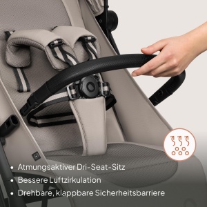 Carucior 2 in 1 Lionelo Sia Flex, ultrausor, 0-4 ani, 22 kg - Img 9