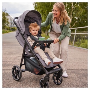 Carucior 3 in 1 Hauck Shop N Care Trio Set - Buggy, Babywanne, Autositz, Culoare Gri - Img 4