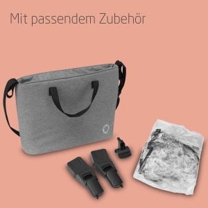 Carucior 3 in 1 Maxi-Cosi Zelia S, Compact, 0-4 ani, Culoare Gri - Img 6