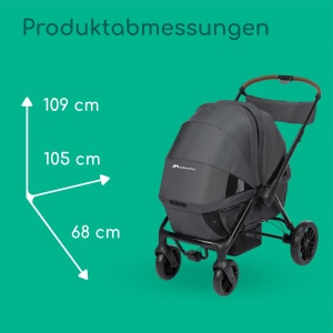 Carucior Bebeconfort Helios 2-in-1 pentru 0-4 ani, 2 locuri, All-Terrain, Mineral Graphite - Img 9