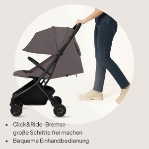 Carucior compact Lionelo Sia, ultraleicht, 5.9 kg, cu suport pentru pahar - Img 5